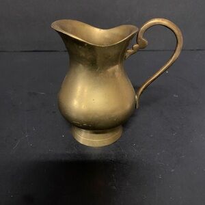 Vintage Solid Brass Mini Cute Pitcher